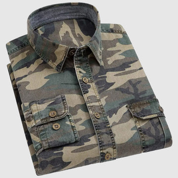Robert - Camouflage Long Sleeve Shirt