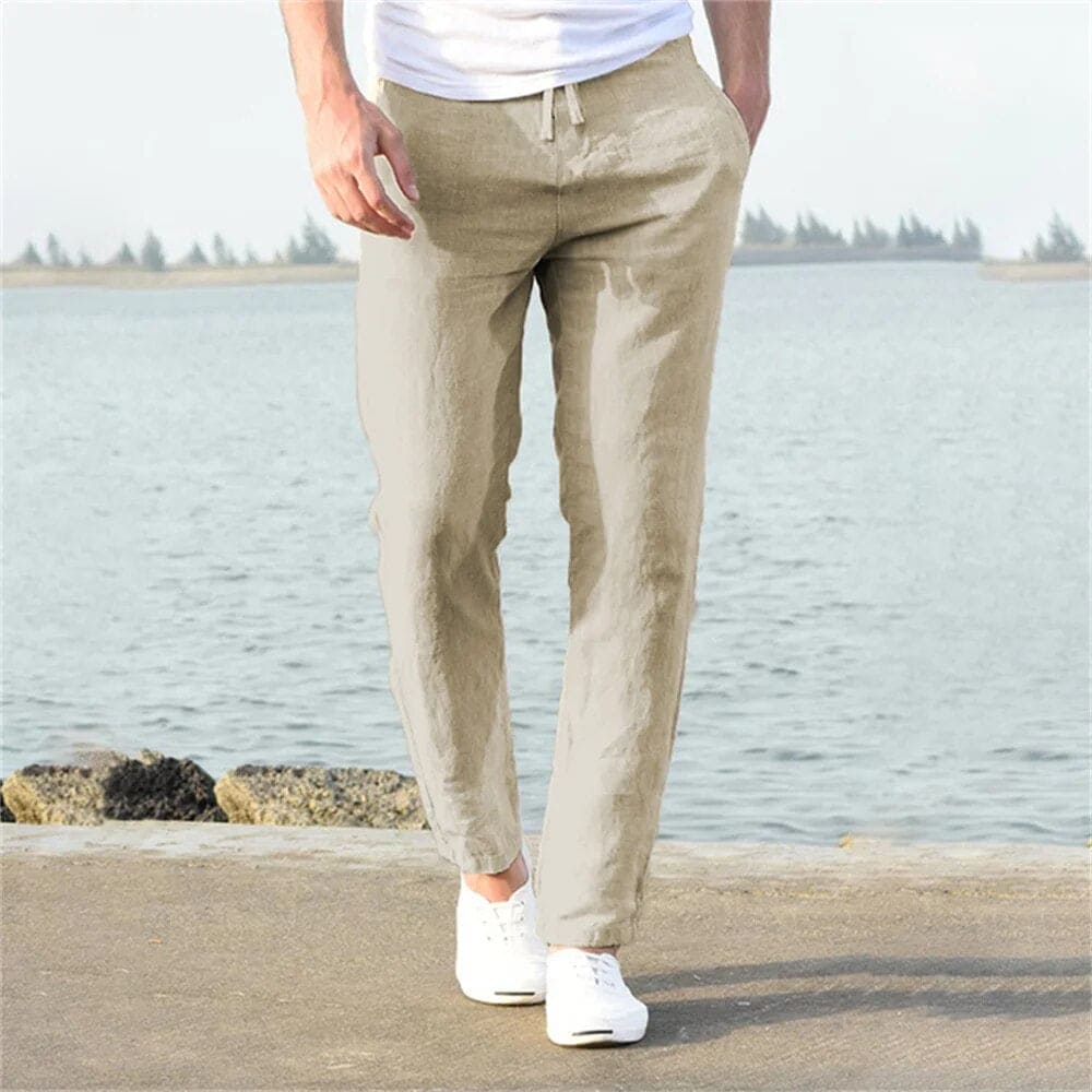 Gilberto - Casual comfortable straight trousers