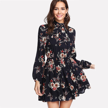 Fatma - Floral Dress for Women