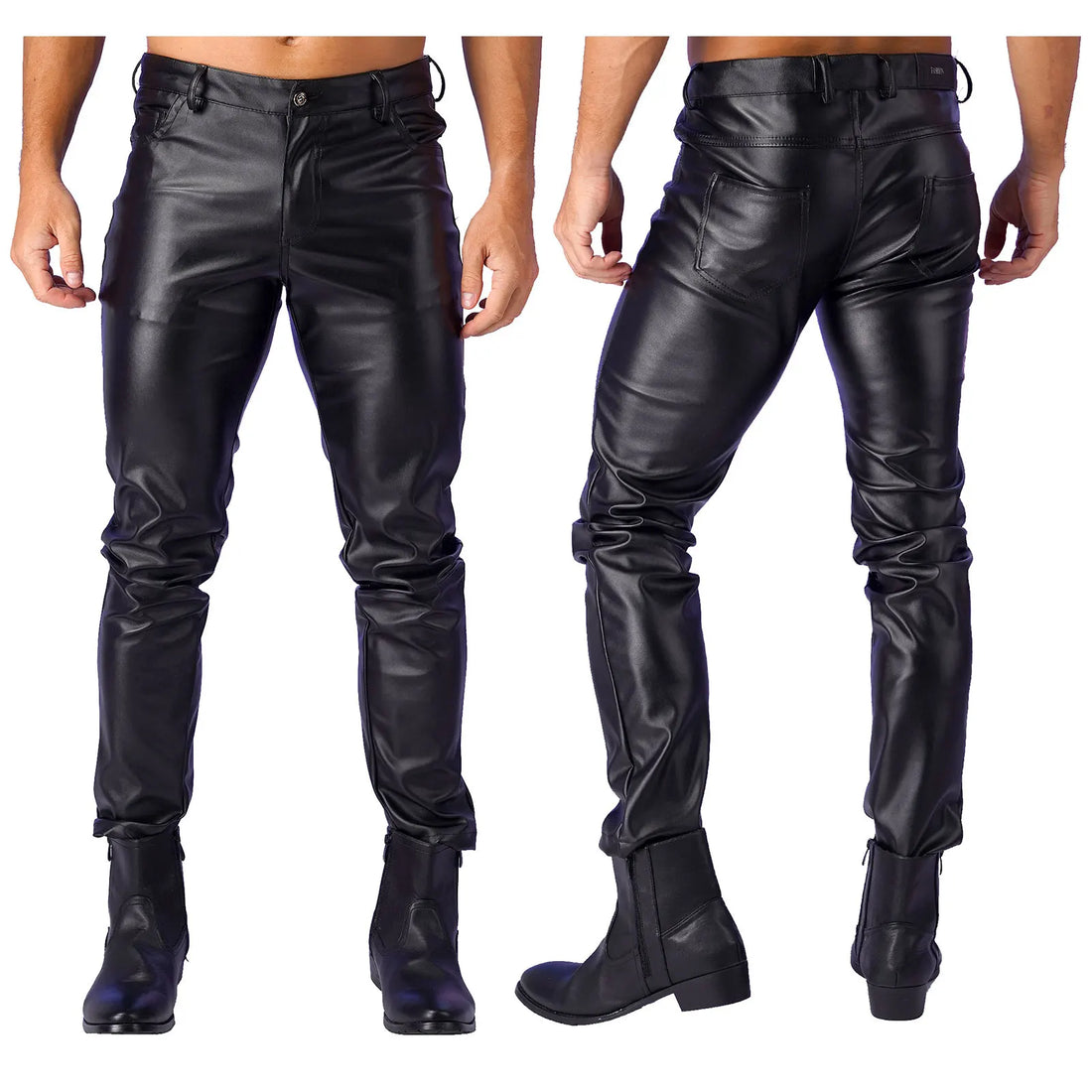 Alaric - Punk Style Leather Pants