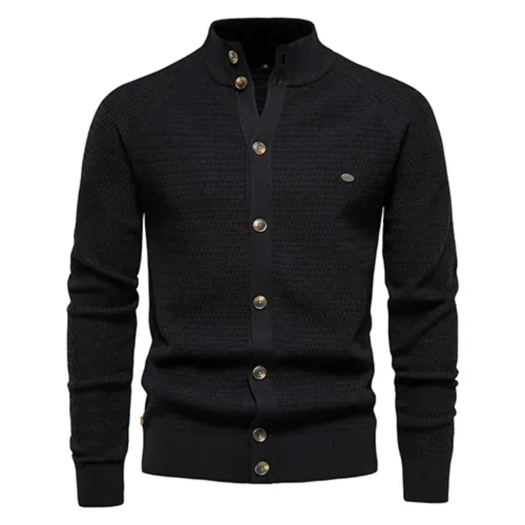 Arthuro - Men's casual warm knitted button cardigan