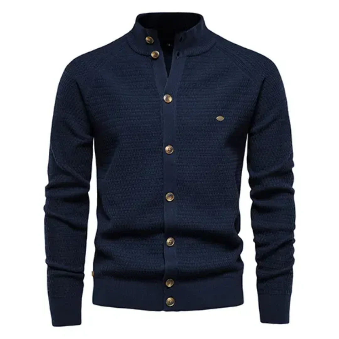 Arthuro - Men's casual warm knitted button cardigan