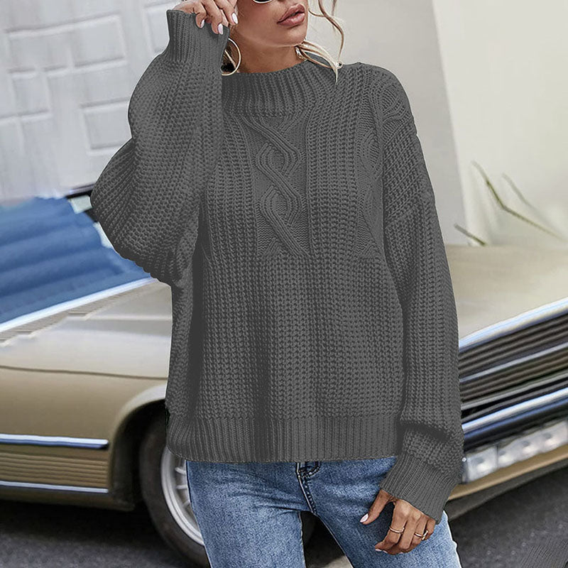 Graziela - Loose stylish knitted winter sweater