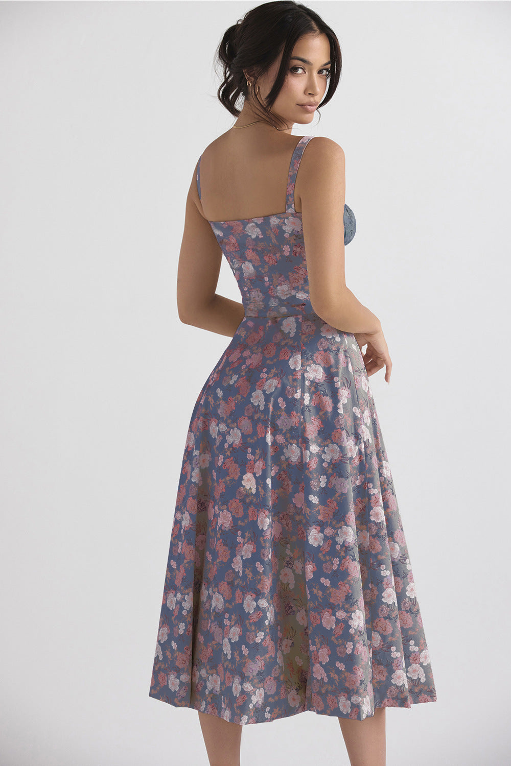 Athena - Elegant Midi Dress