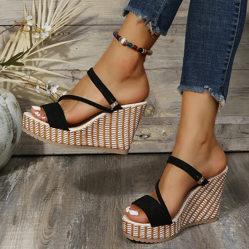 Isolde - Stylish Wedge Sandals