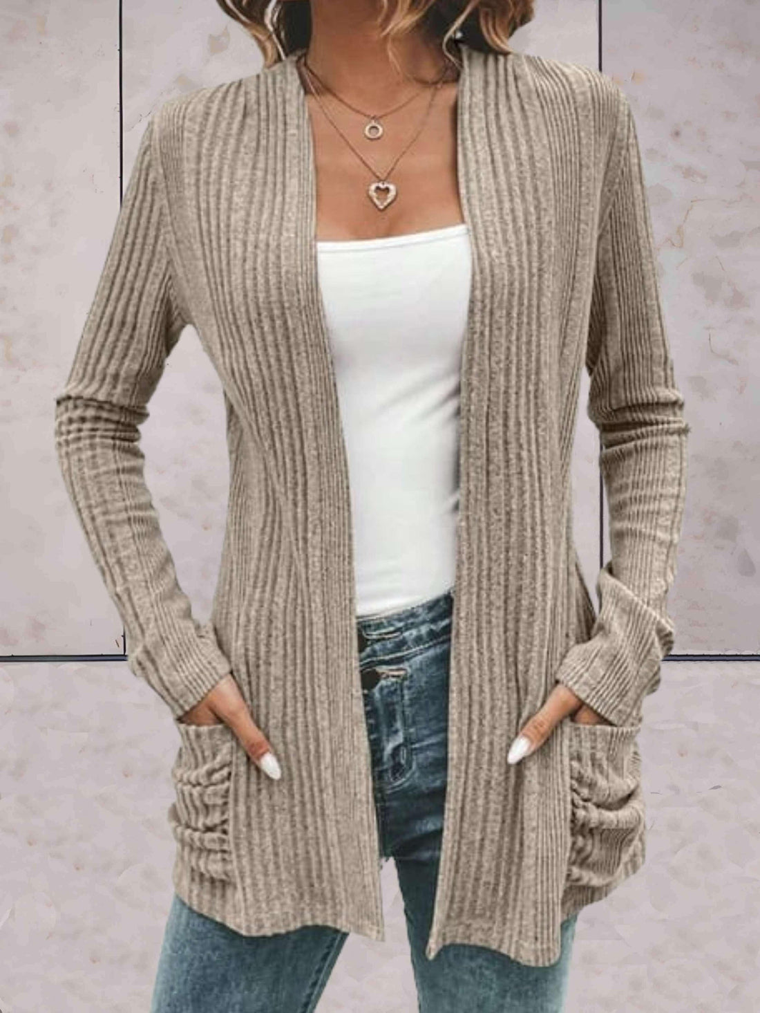 Rafaella - Chic slim fit knitted cardigan