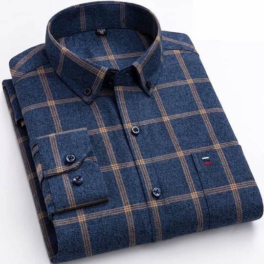 Berwin - Elegant Checkered Shirt