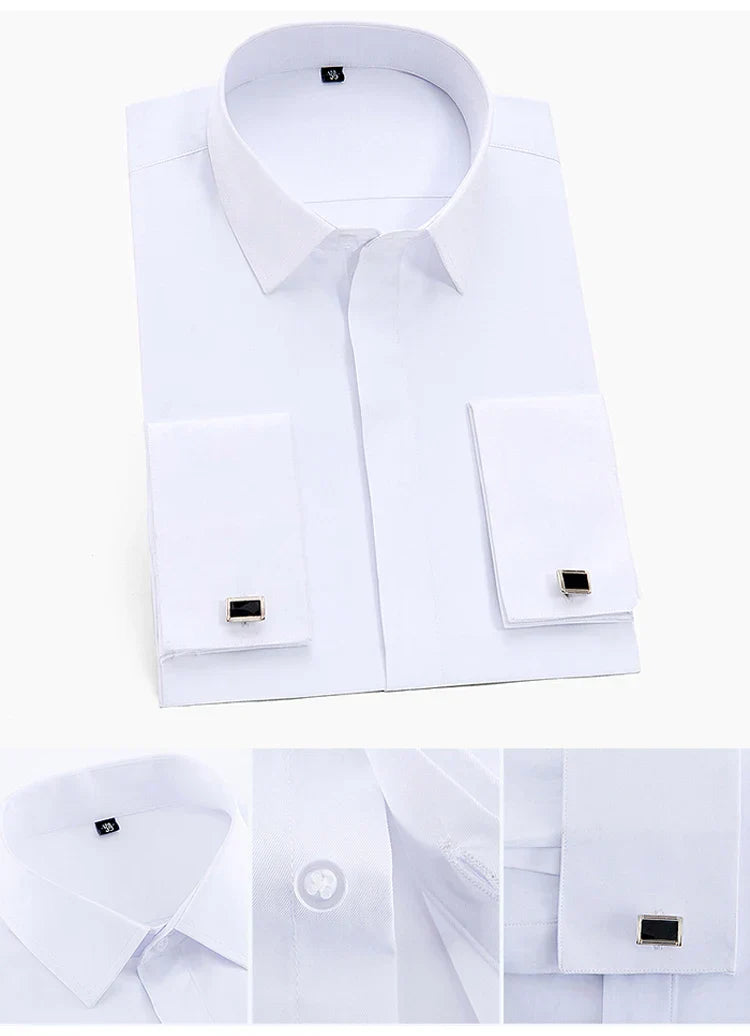 Theodore - Classic French Plain Shirt for Men