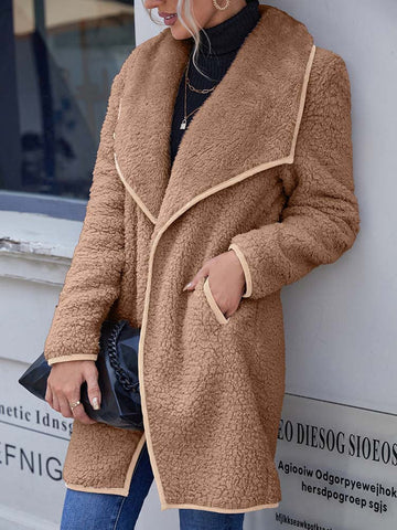 Jemma - Elegant fleece winter jacket coat