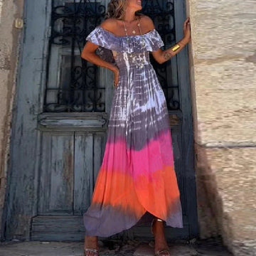 Lily - Colorful Boho Long Dress