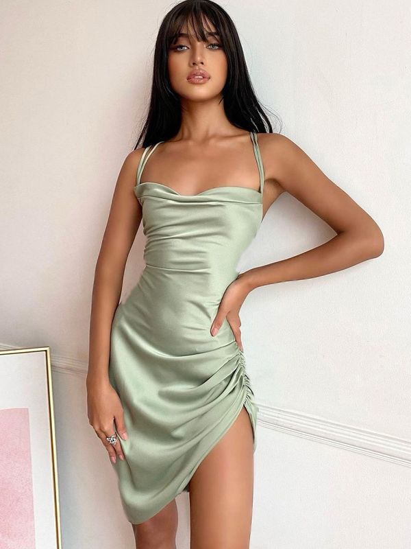 Evelin - Women's Satin Dress