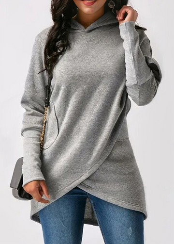 Juliana - Women's relaxed warm hooded winter sweater