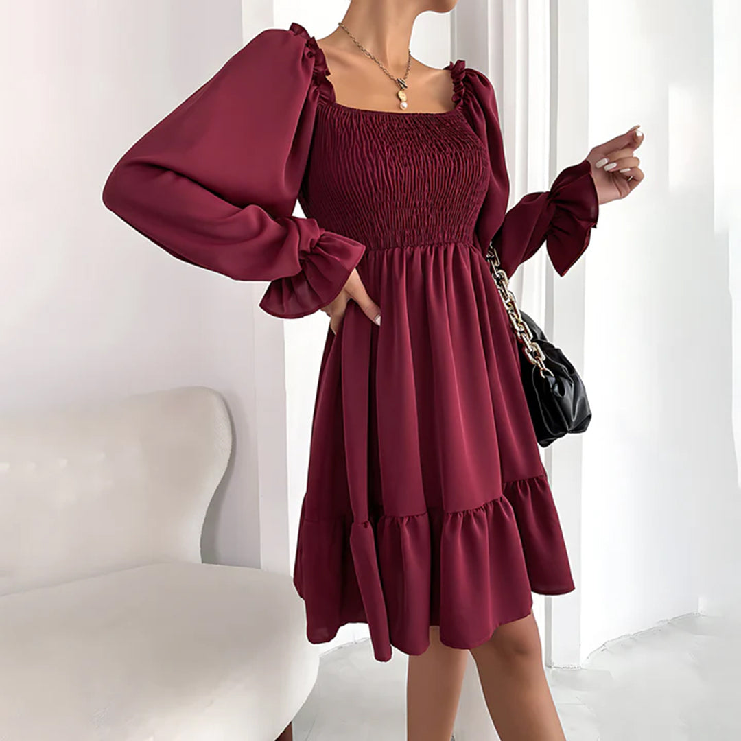 Audrie - Stylish Dress with Ruffles