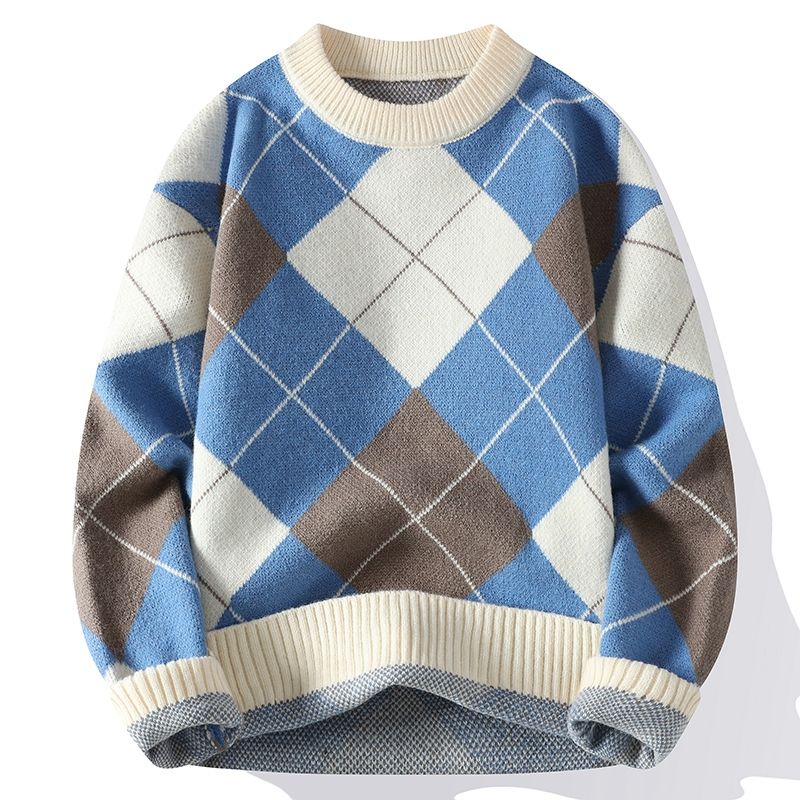 Cesar - Cosy casual plaid warm sweater