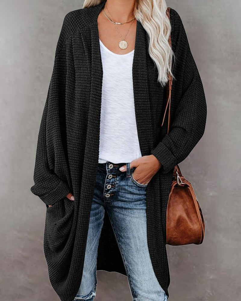 Lisette - Knitted warm long winter coat