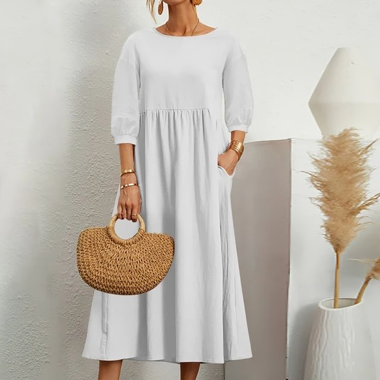 Rosaria - Casual half-sleeve dress