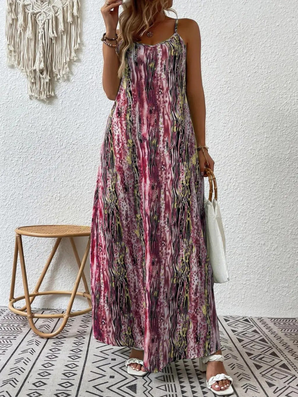 Lainey - Stylish bohemian sleeveless long dress