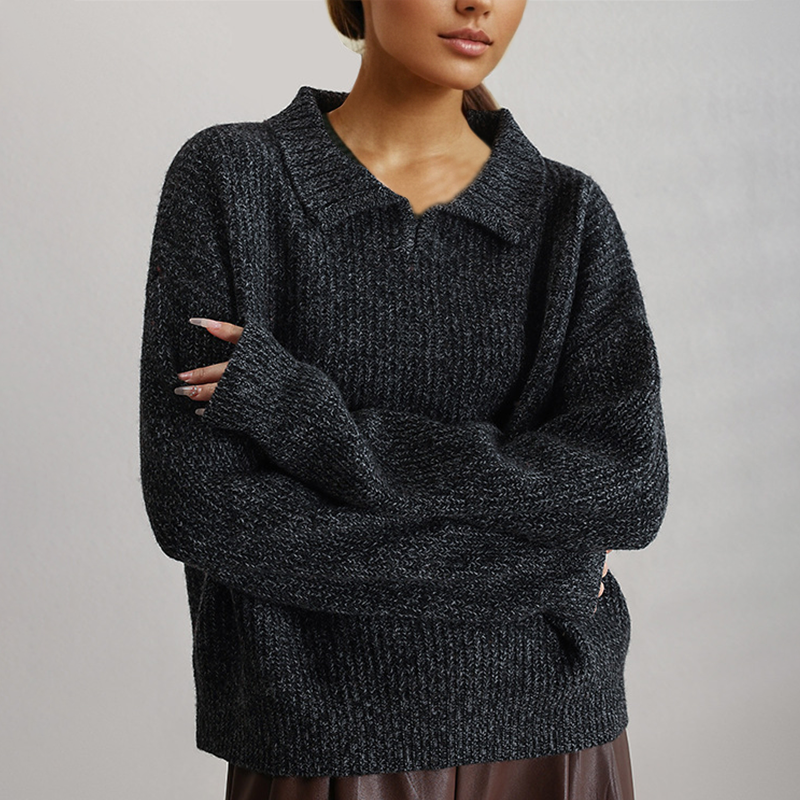 Abrielle - Classic comfortable and warm winter sweater