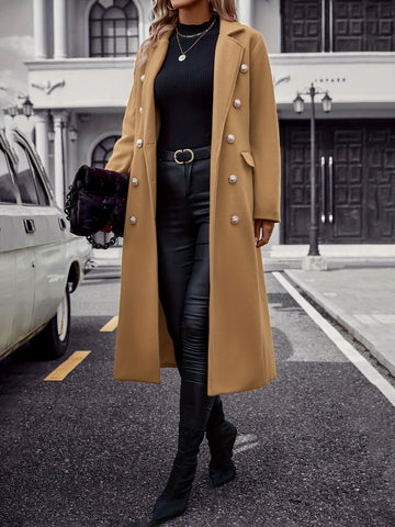 Ashlene - Elegant comfortable long winter jacket coat