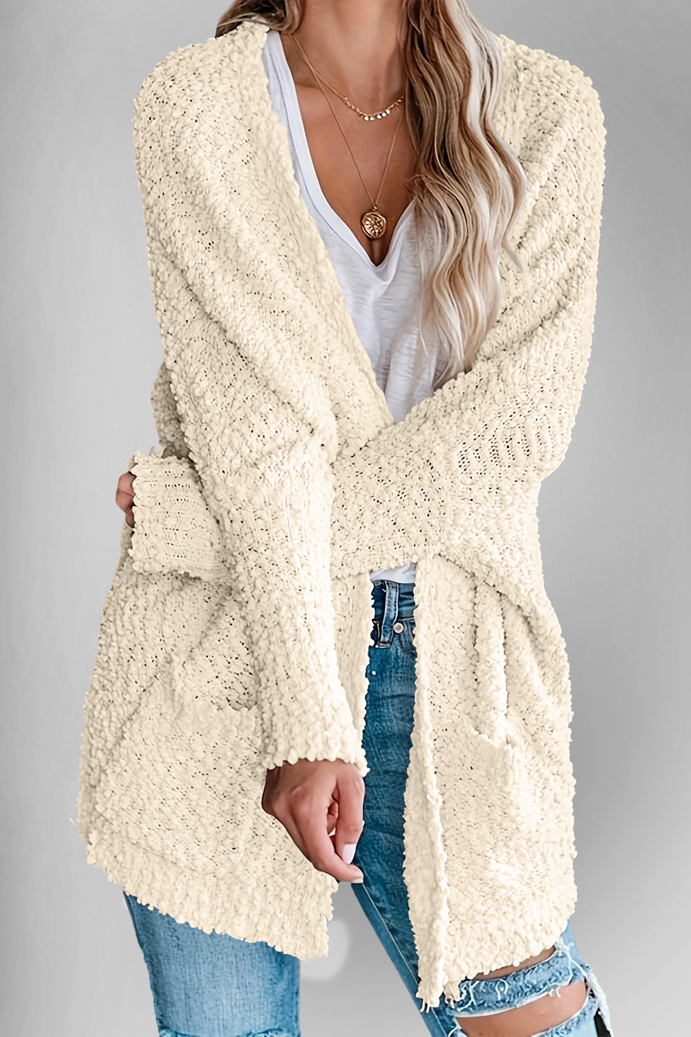 Erin - Soft and warm fleece cardigan