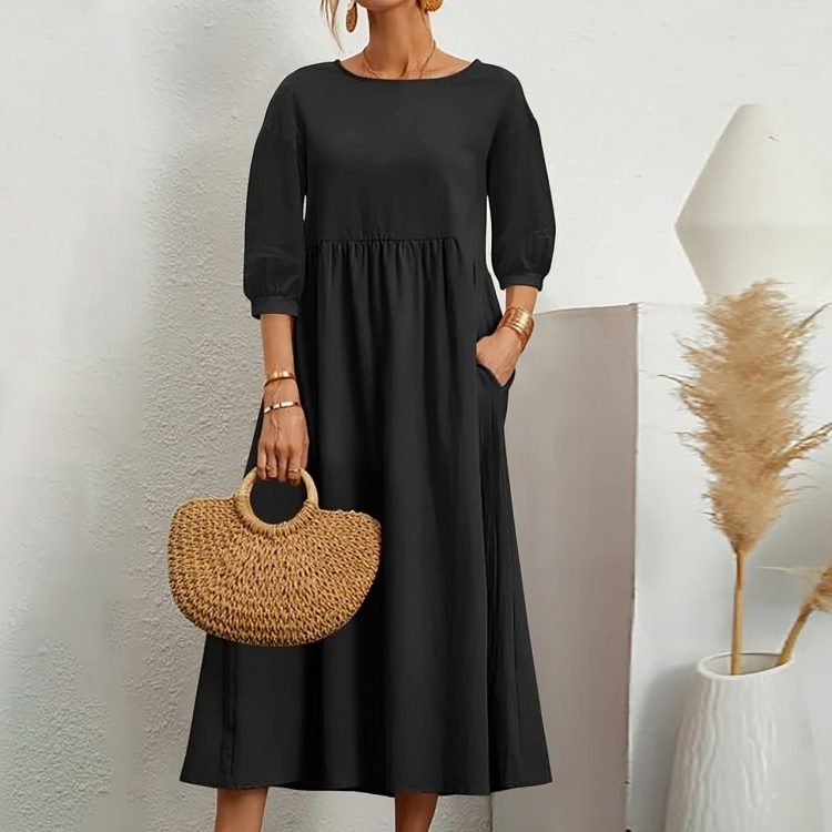 Rosaria - Casual half-sleeve dress