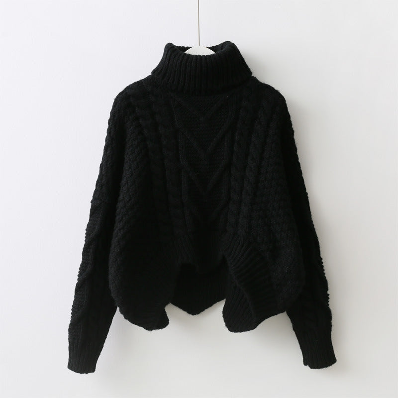 Esme - Warm thick twist turtleneck sweater