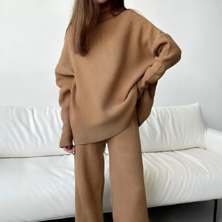 Keira - Cosy oversize sweater and trousers winter set