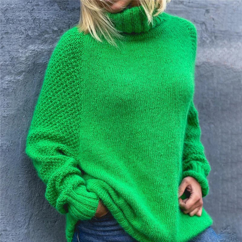 Corinne - Comfortable warm turtleneck winter sweater