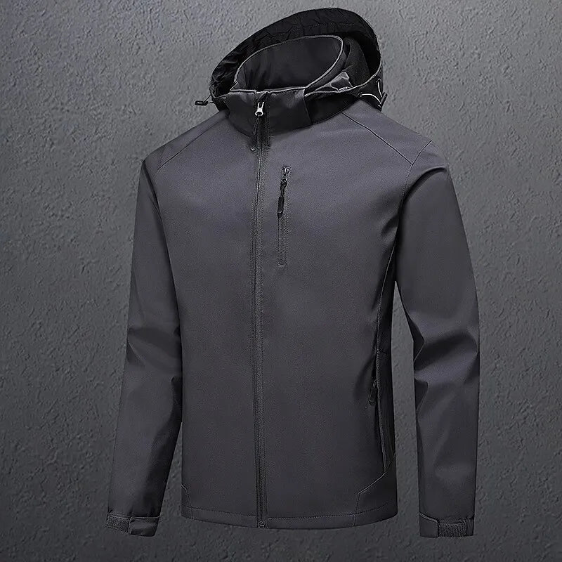 Cian - Men's casual outdoor jacket with hood