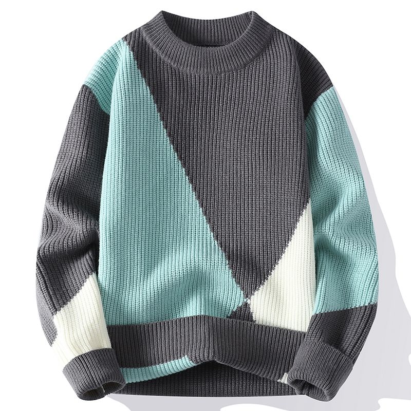 Gavin - Cozy winter casual multicoloured style sweater