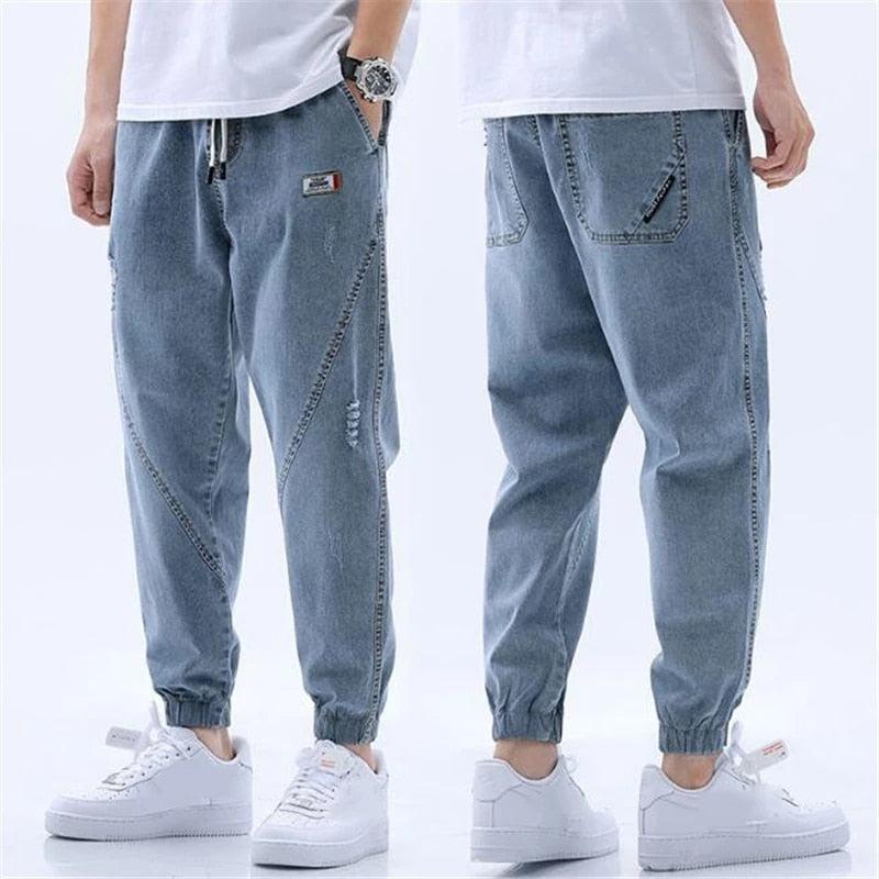 Damon Casual Denim Joggers