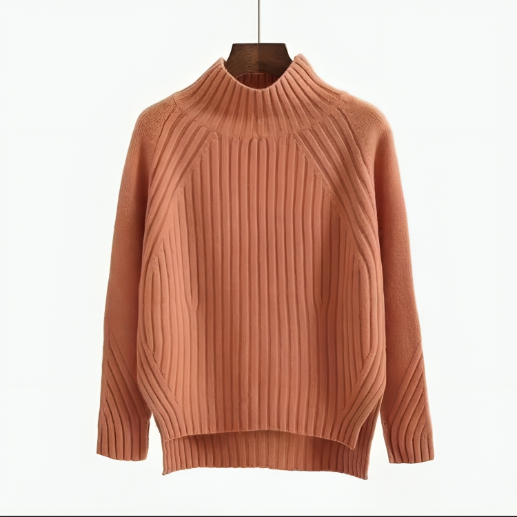 Maria - Knitted turtleneck stylish sweater