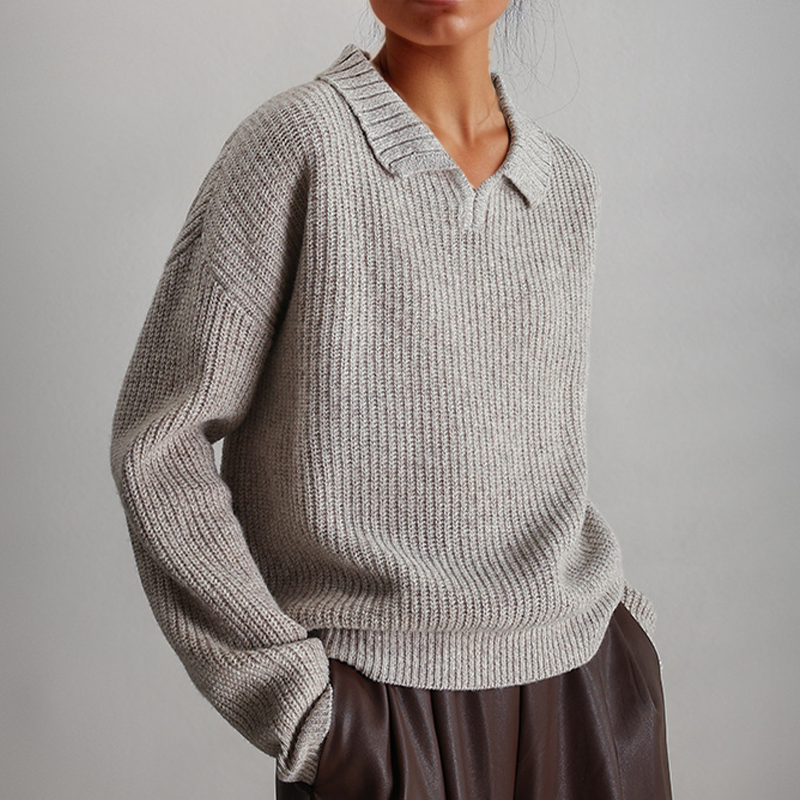 Abrielle - Classic comfortable and warm winter sweater