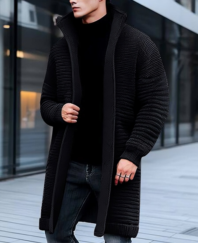 Joshua - Vintage long knitted coat