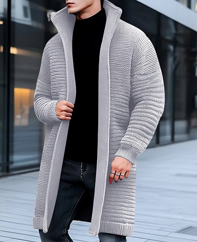 Joshua - Vintage long knitted coat