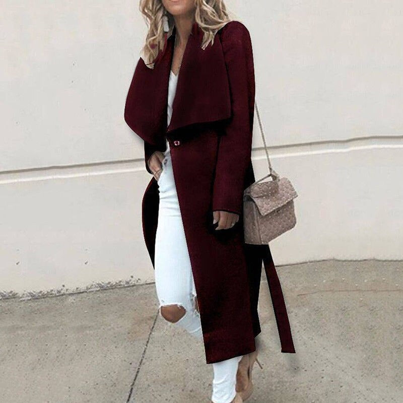 Rosanna - Long stylish versatile winter trench coat